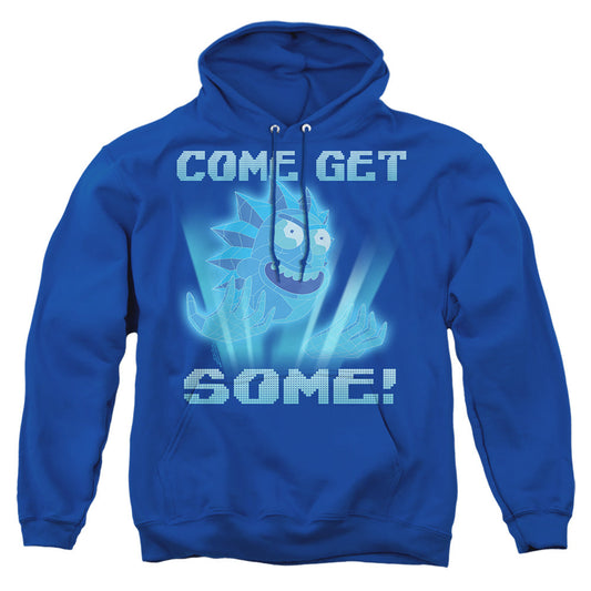 Rick And Morty Come Get Some Mens Hoodie Royal Blue
