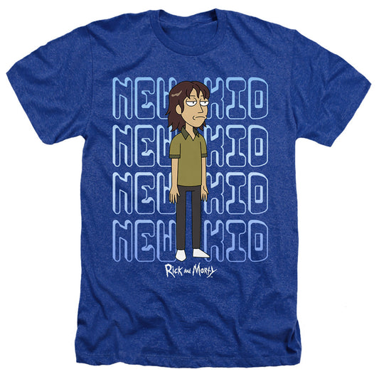 Rick And Morty Bruce Chutback Heather Mens T Shirt Royal Blue Officially Licensed