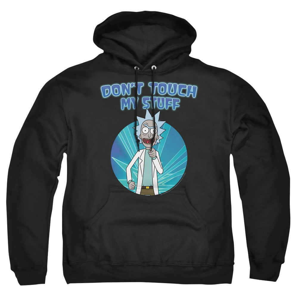 Rick And Morty Don'T Touch Mens Hoodie Black