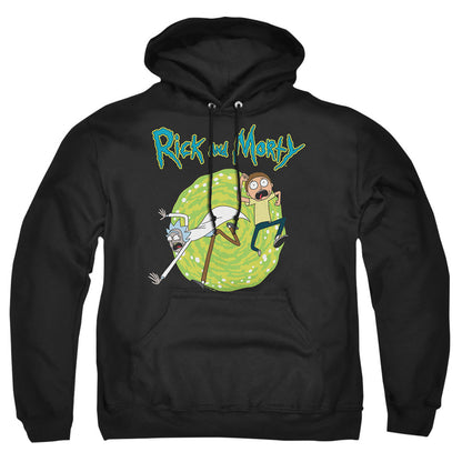 Rick And Morty Portal Mens Hoodie Black