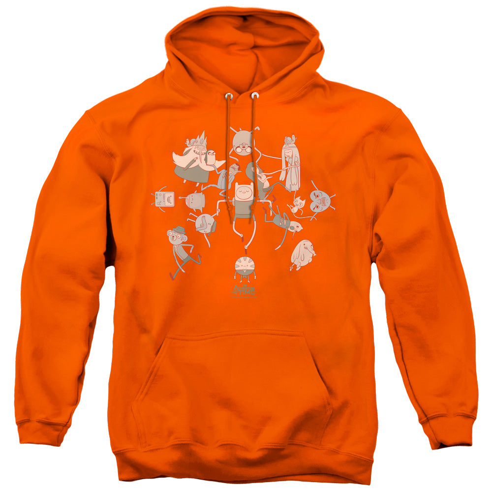 Adventure Time Glob Ball Mens Hoodie Orange Officially Licensed