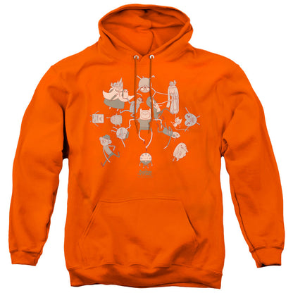 Adventure Time Glob Ball Mens Hoodie Orange Officially Licensed
