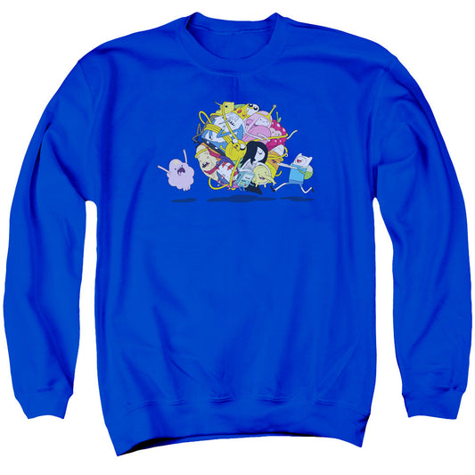 Adventure Time Glob Ball Mens Crewneck Sweatshirt Royal Blue Officially Licensed