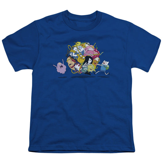 Adventure Time Glob Ball Kids Youth T Shirt Royal Blue Officially Licensed