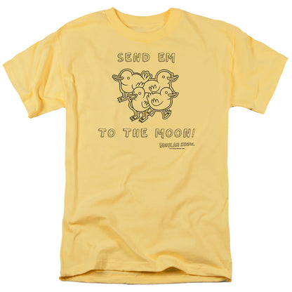 Regular Show Baby Ducks Mens T Shirt Banana