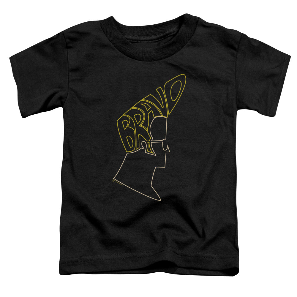 Johnny Bravo Bravo Hair Toddler Kids Youth T Shirt Black Officially Licensed