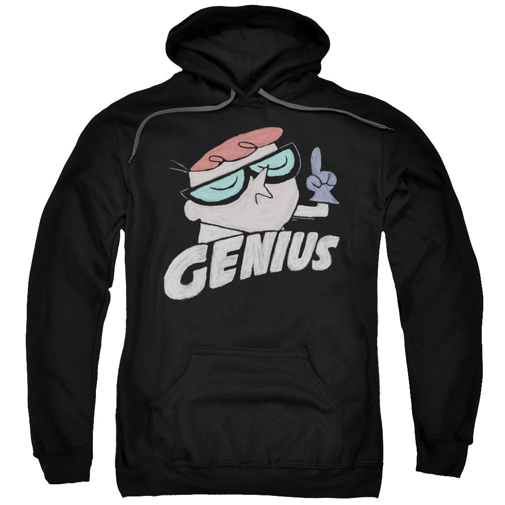 Dexter's Laboratory Genius Mens Hoodie Black Officially Licensed
