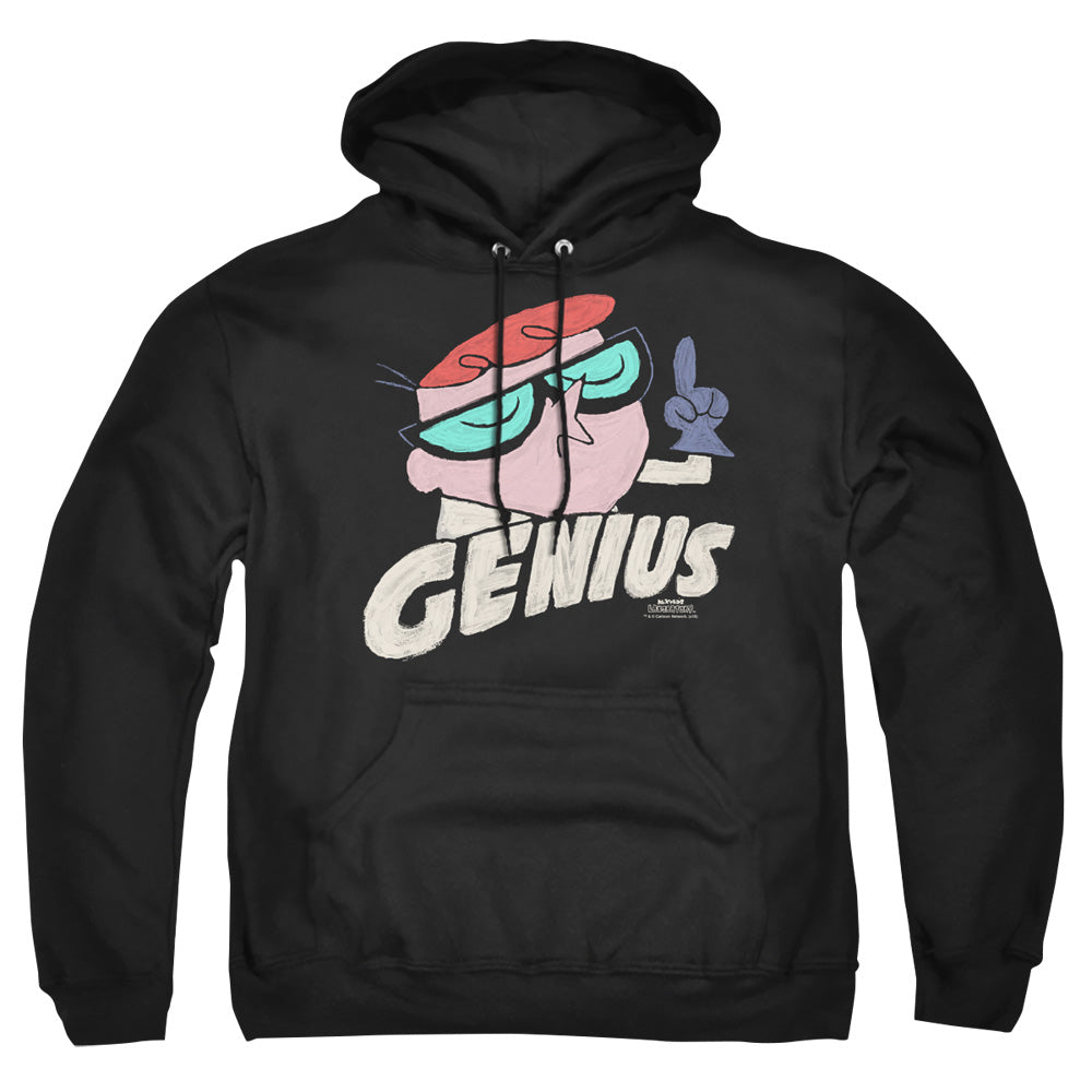 Dexter's Laboratory Genius Mens Hoodie Black Officially Licensed