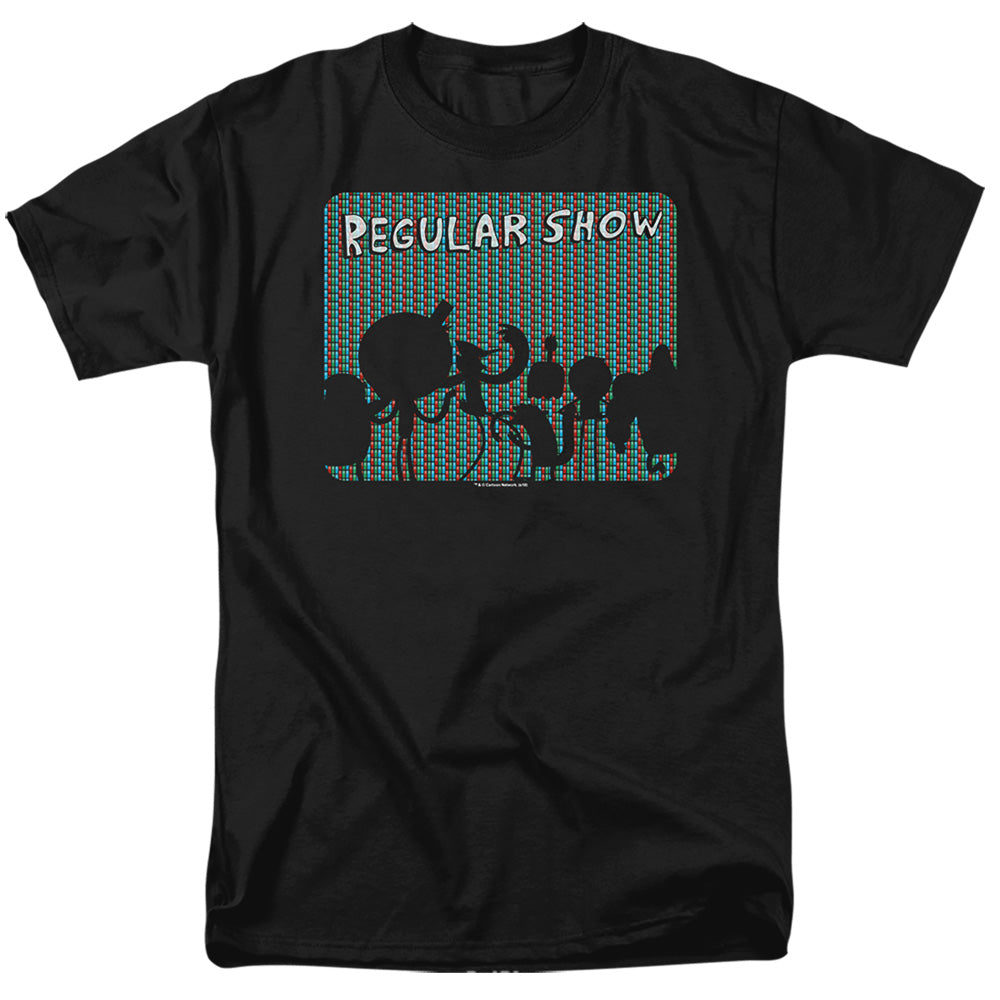 Regular Show Rgb Group Mens T Shirt Black-6X
