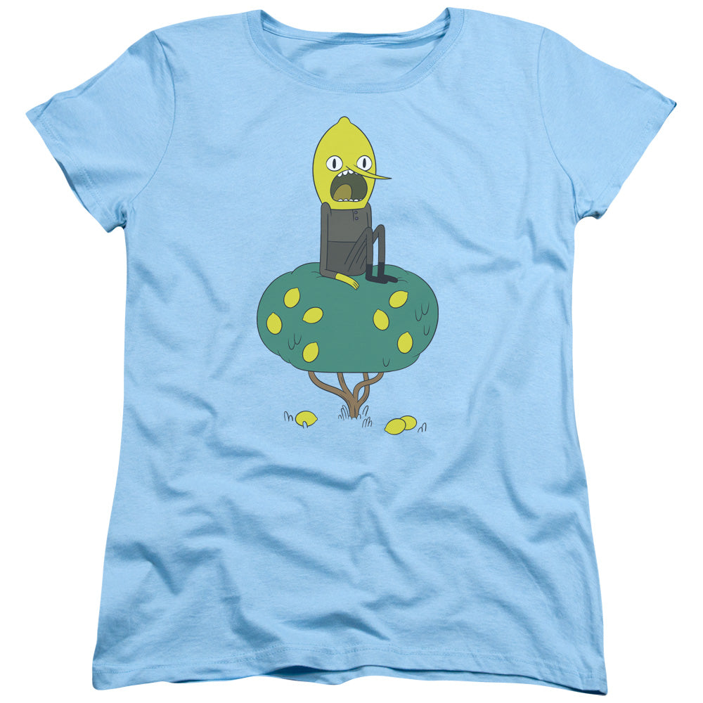 Adventure Time Lemongrab Womens T Shirt Light Blue Officially Licensed