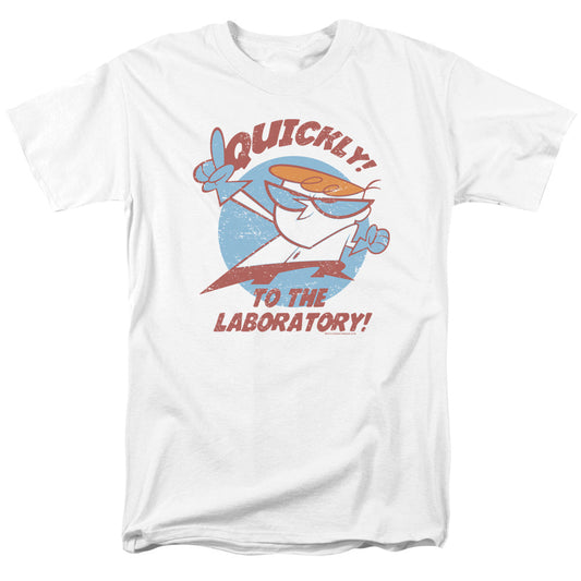 Dexters Laboratory Quickly Mens T Shirt White Officially Licensed
