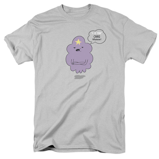 Adventure Time Lsp Omg Mens T Shirt Silver Officially Licensed