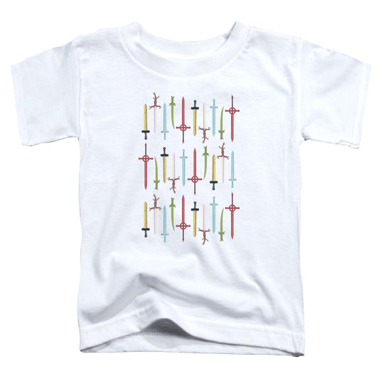 Adventure Time Swords Toddler Kids Youth T Shirt White Officially Licensed