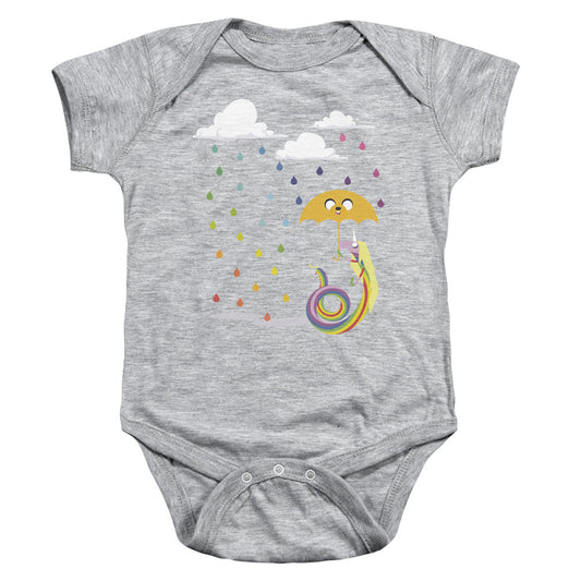 Adventure Time Lady in the Rain Infant Baby Snapsuit Athletic Heather Officially Licensed