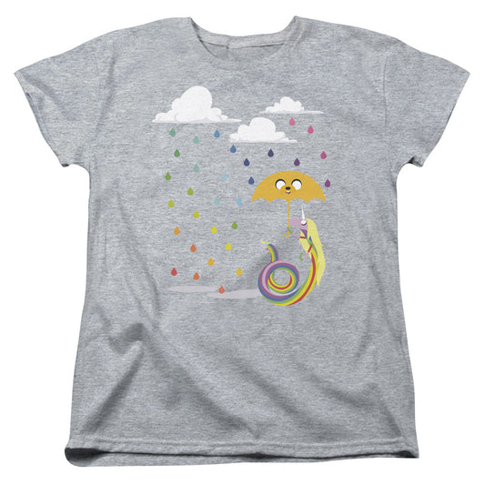 Adventure Time Lady in the Rain Womens T Shirt Athletic Heather Officially Licensed