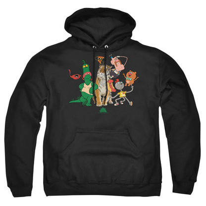 Uncle Grandpa Group Mens Hoodie Black Officially Licensed