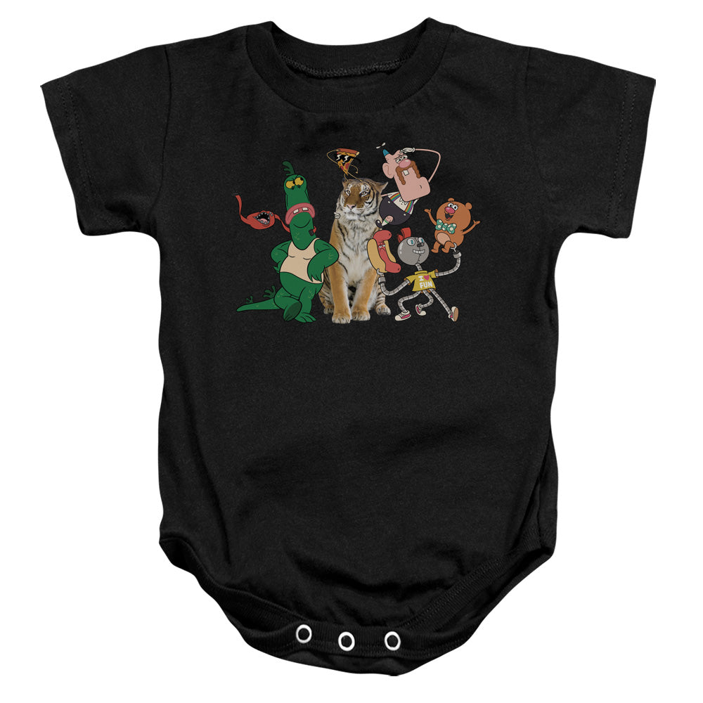 Uncle Grandpa Group Infant Baby Snapsuit Black Officially Licensed