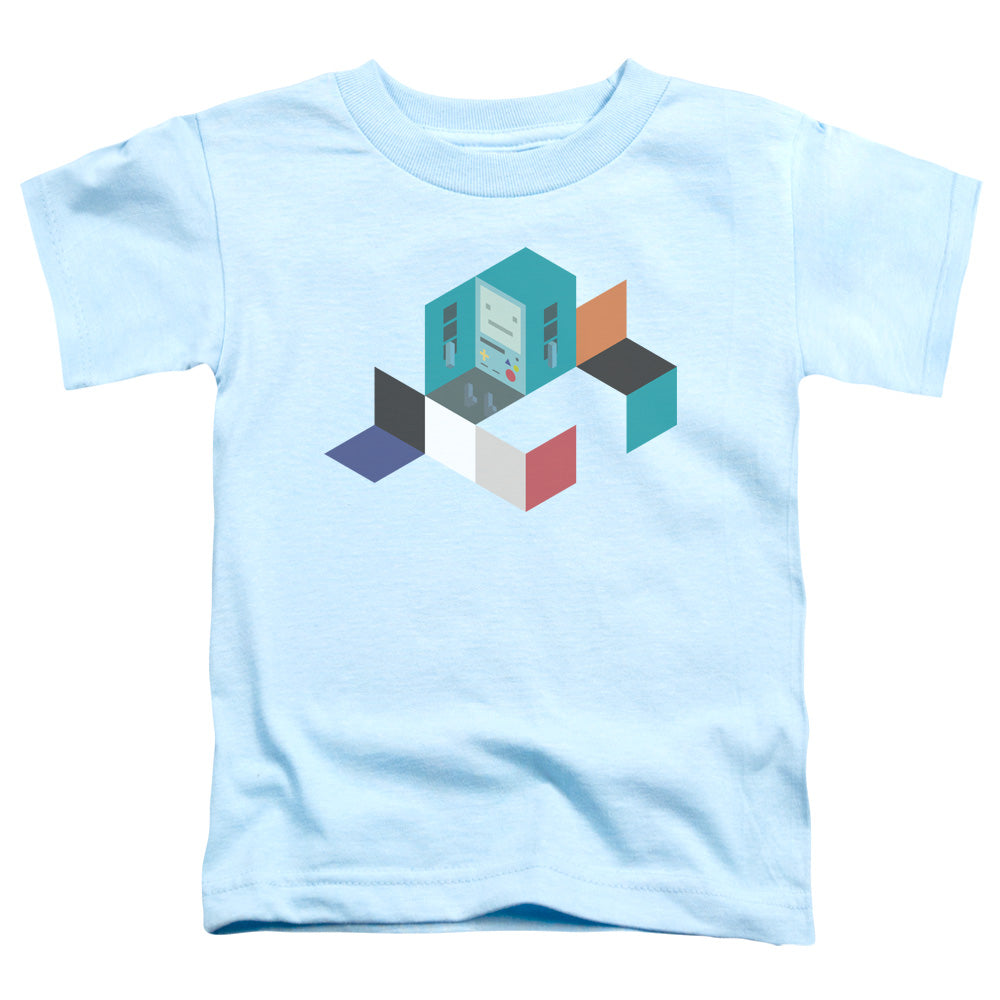 Adventure Time Bmo Blocks Toddler Kids Youth T Shirt Light Blue Officially Licensed