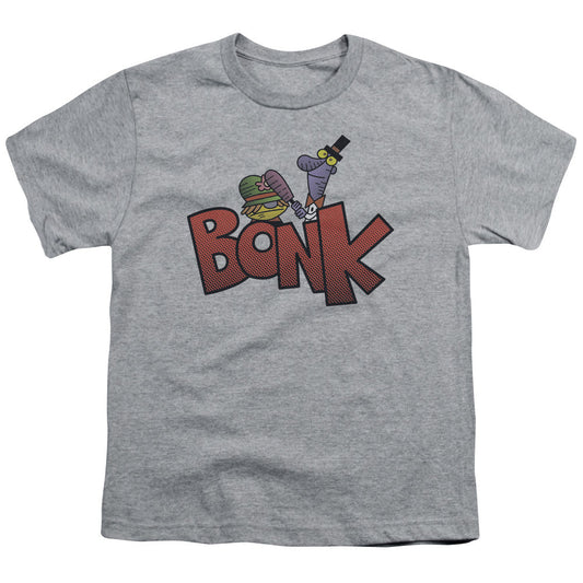 Dexters Laboratory Bonk Kids Youth T Shirt Athletic Heather Officially Licensed