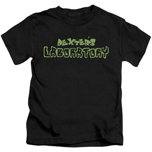 Dexters Laboratory Dexters Logo Juvenile Kids Youth T Shirt Black Officially Licensed