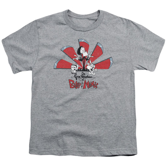Grim Adventures of Billy and Mandy Grim Adventures Kids Youth T Shirt Athletic Heather Officially Licensed