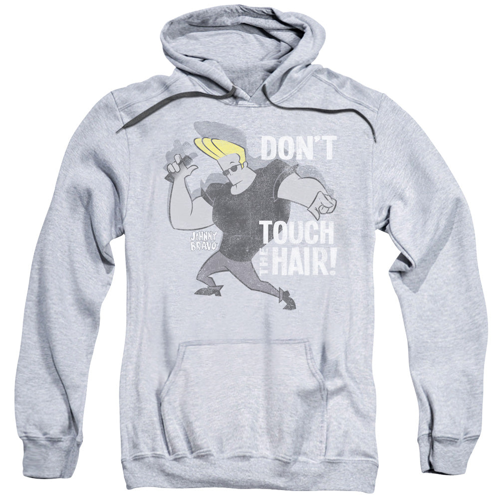 Johnny Bravo Hair Mens Hoodie Athletic Heather Officially Licensed