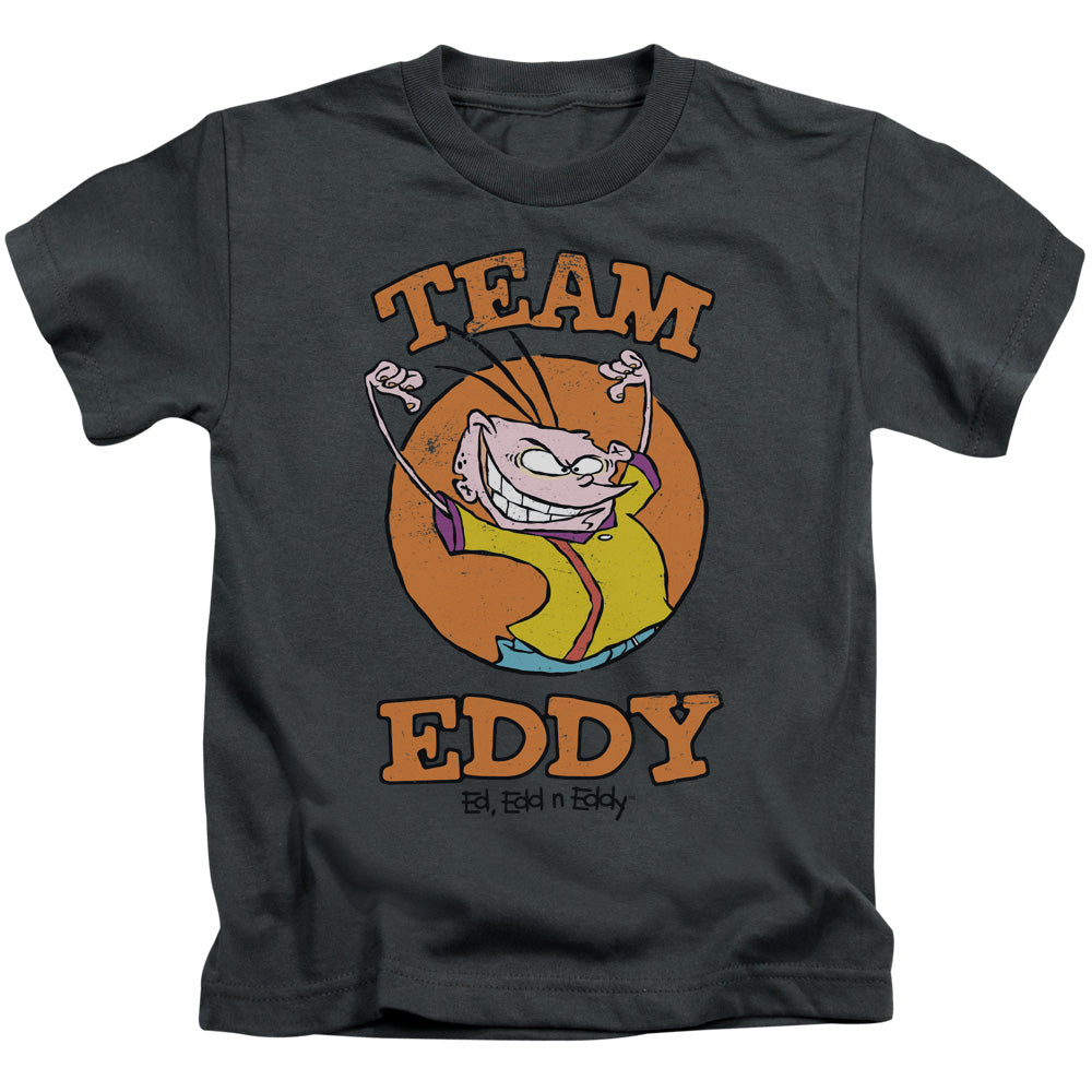 Ed Edd N Eddy Team Eddy Juvenile Kids Youth T Shirt Charcoal Officially Licensed