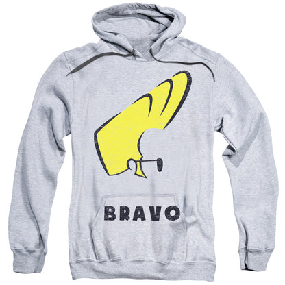 Johnny Bravo Johnny Hair Mens Hoodie Athletic Heather Officially Licensed