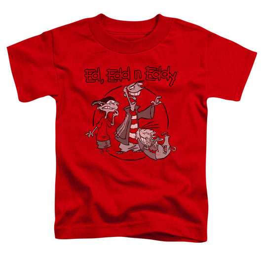 Ed Edd N Eddy Gang Toddler Kids Youth T Shirt Red Officially Licensed
