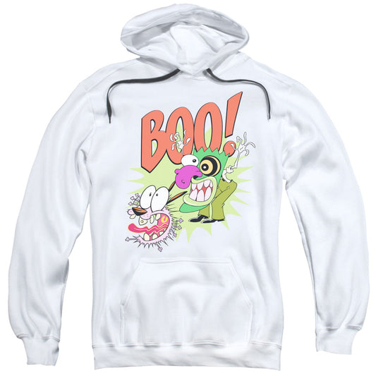 Courage The Cowardly Dog Stupid Dog Mens Hoodie White Officially Licensed