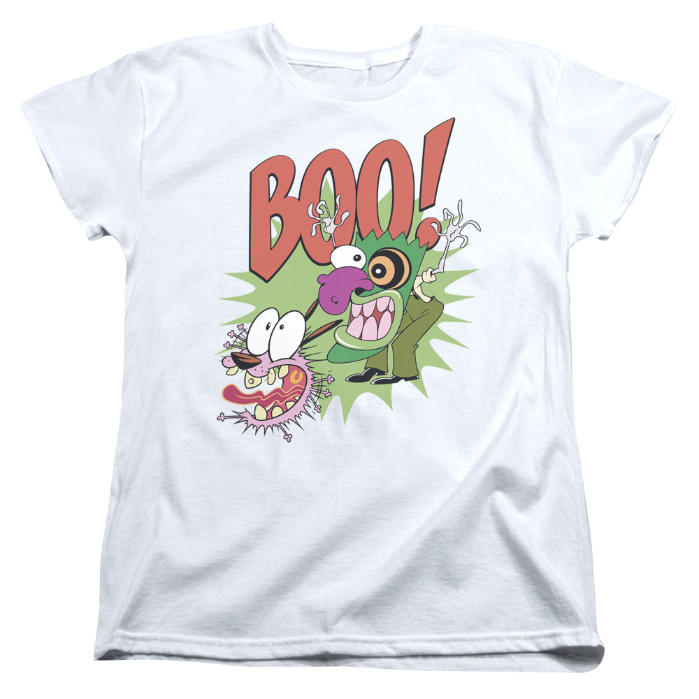 Courage the Cowardly Dog Stupid Dog Womens T Shirt White Officially Licensed