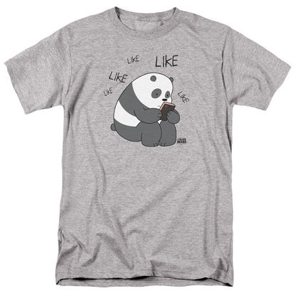 We Bare Bears Like Like Like Mens T Shirt Athletic Heather Officially Licensed