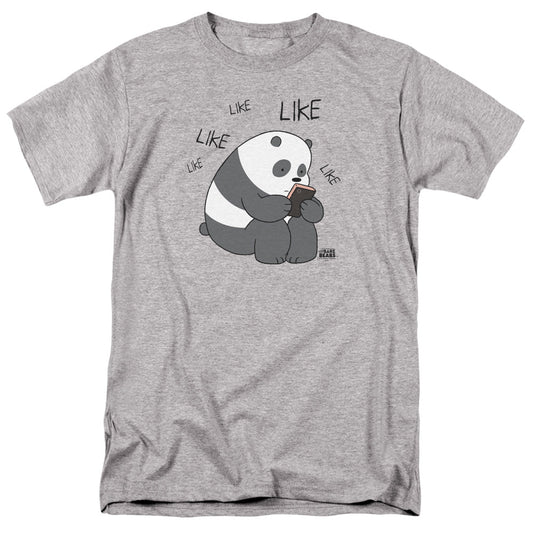 We Bare Bears Like Like Like Mens T Shirt Athletic Heather Officially Licensed
