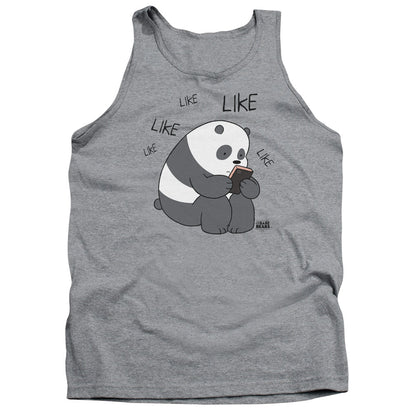 We Bare Bears Like Like Like Mens Tank Top Shirt Athletic Heather Officially Licensed