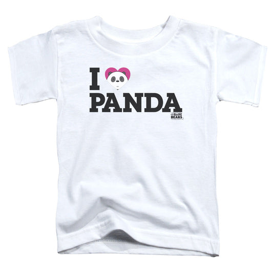 We Bare Bears Heart Panda Toddler Kids Youth T Shirt White Officially Licensed