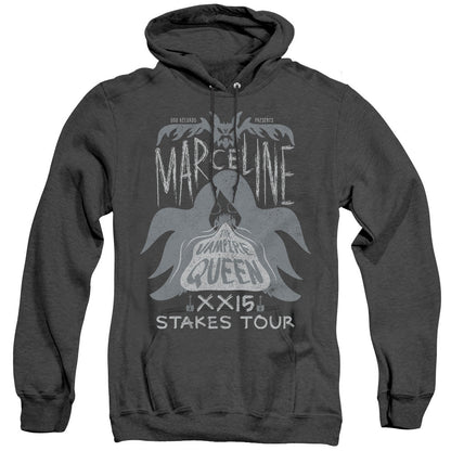 Adventure Time Marceline Concert Heather Mens Hoodie Black Officially Licensed