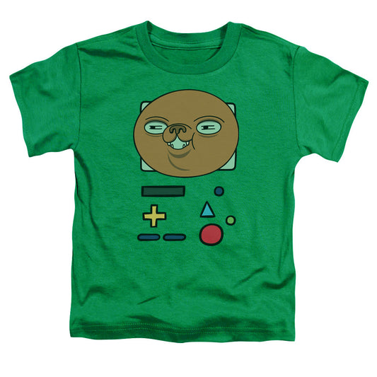 Adventure Time Bmo Mask Toddler Kids Youth T Shirt Kelly Green Officially Licensed