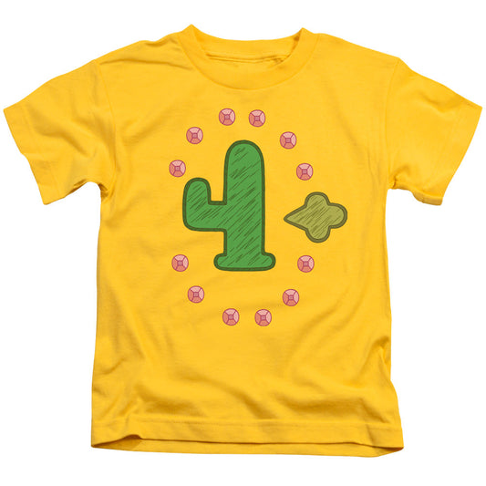 Clarence Freedom Cactus Juvenile Kids Youth T Shirt Yellow Officially Licensed
