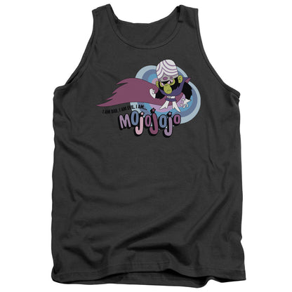 Powerpuff Girls I Am Bad I Am Evil Mens Tank Top Shirt Charcoal Officially Licensed