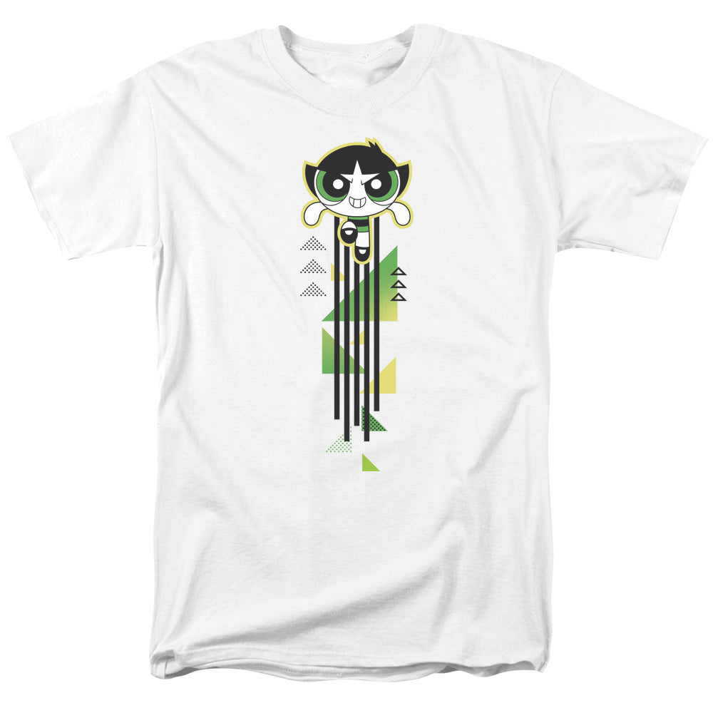 Powerpuff Girls Buttercup Streak Mens T Shirt White Officially Licensed