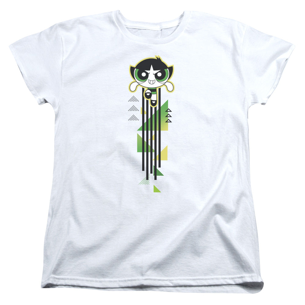 Powerpuff Girls Buttercup Streak Womens T Shirt White Officially Licensed
