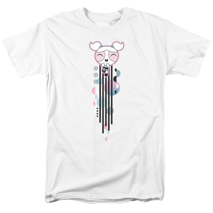 Powerpuff Girls Bubbles Streak Mens T Shirt White Officially Licensed