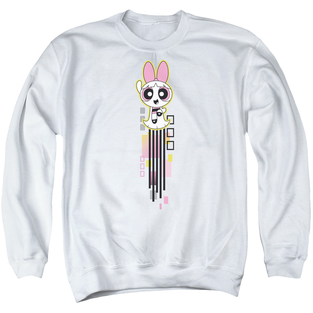 Powerpuff Girls Blossom Streak Mens Crewneck Sweatshirt White Officially Licensed