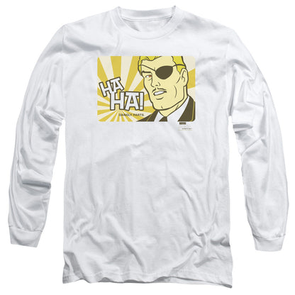 Harvey Birdman Phil Ken Sebben Mens Long Sleeve Shirt White Officially Licensed Officially Licensed