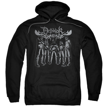 Metalocalypse Dethklok Band Mens Hoodie Black Officially Licensed