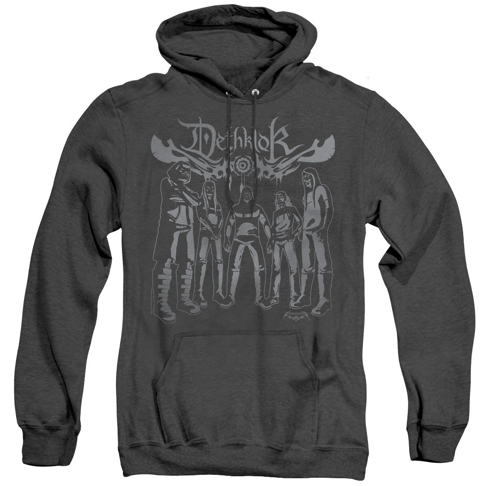 Metalocalypse Dethklok Band Mens Heather Hoodie Black Officially Licensed