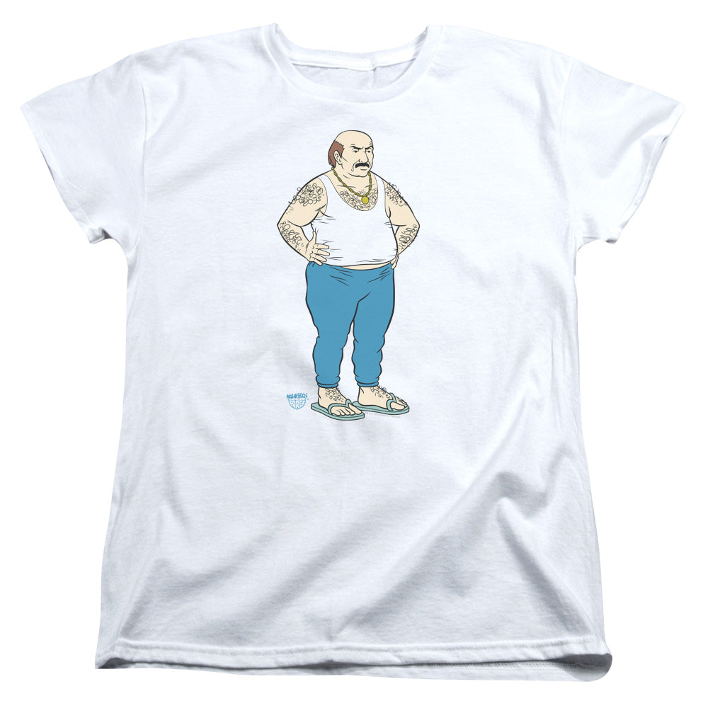 Aqua Teen Hunger Force Carl Womens T Shirt White Officially Licensed