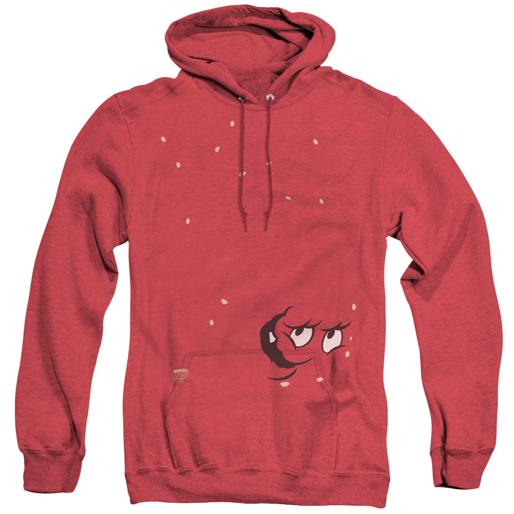 Aqua Teen Hunger Force Meatwad Heather Mens Hoodie Red Officially Licensed