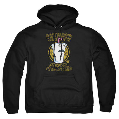 Aqua Teen Hunger Force Stop Mens Hoodie Black Officially Licensed