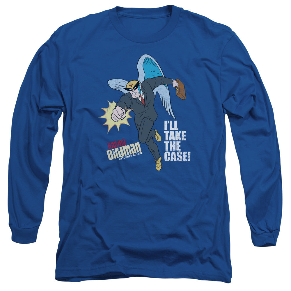 The Venture Bros Take The Case Mens Long Sleeve Shirt Royal Officially Licensed